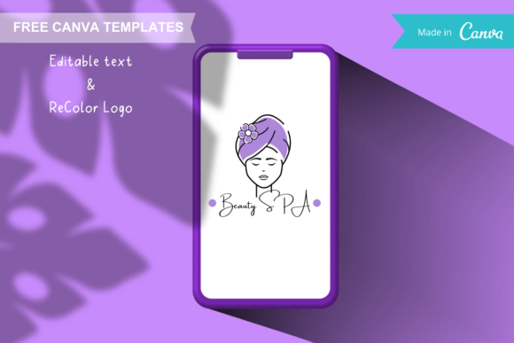 Download Canva Logo Templates - Hair Treatment - Logo template Collection